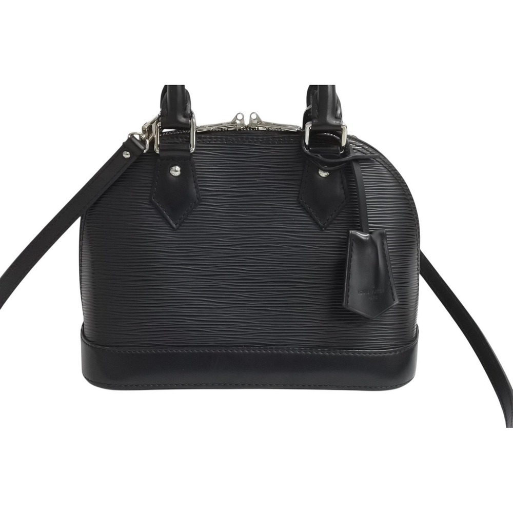 Louis Vuitton Alma bag Noir leather shoulder Black Epi handbag